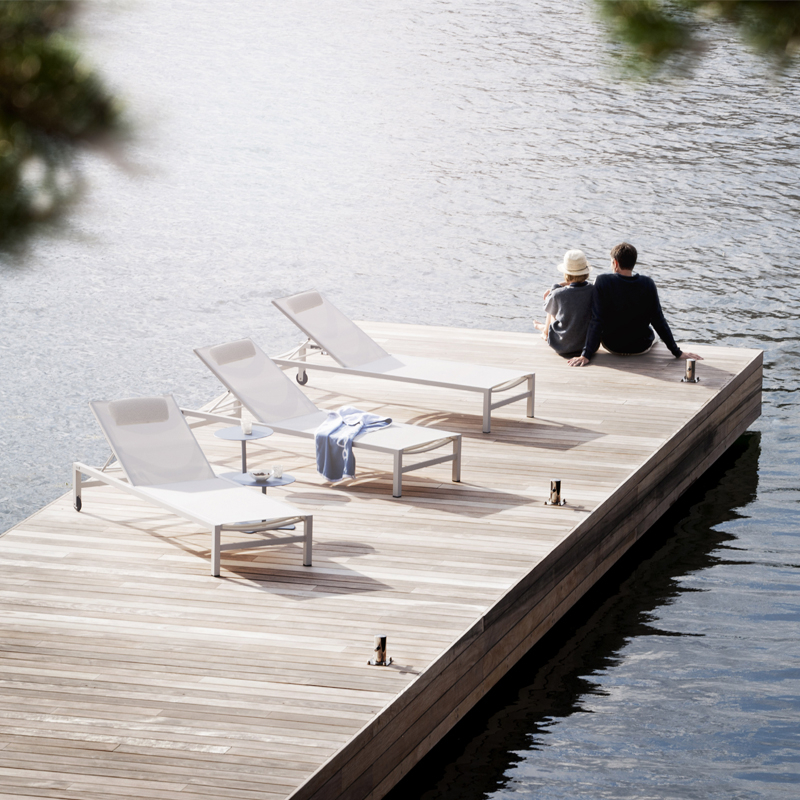 Bain de soleil, chaise longue et hamac Bain de soleil FORUM Wengé TRIBU