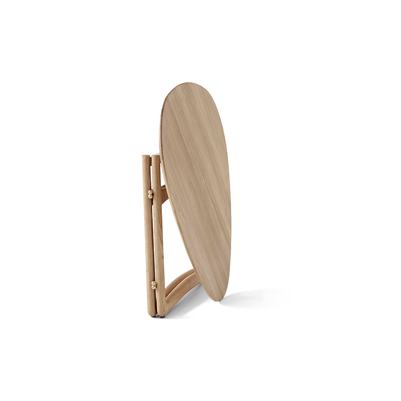 Table d'appoint guéridon DROP LEAF HM5 Chêne AND TRADITION