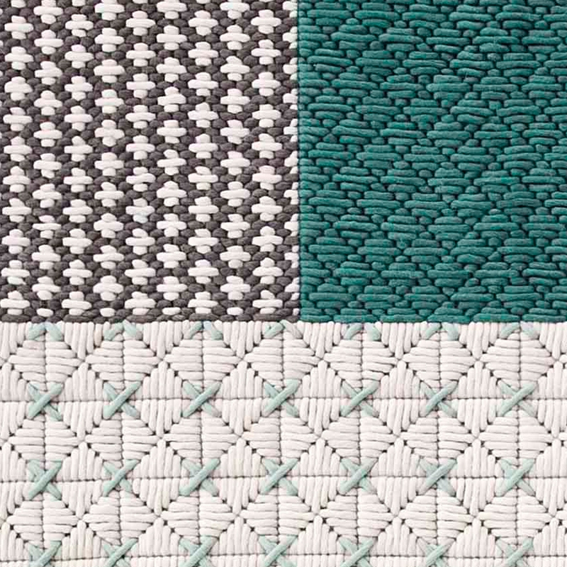 Tapis Tapis SILAÏ Vert GAN