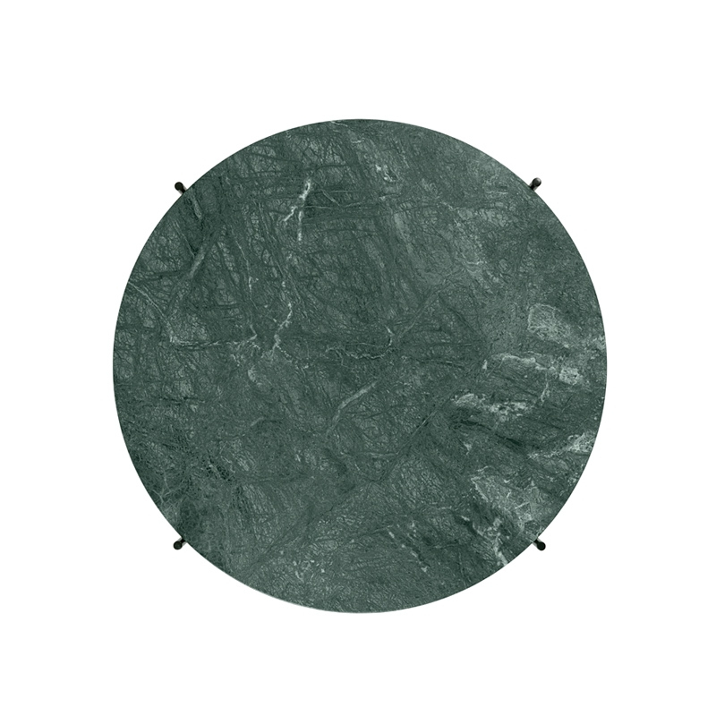Table basse TS COFFEE Ø 80 Marbre Guatemala vert GUBI