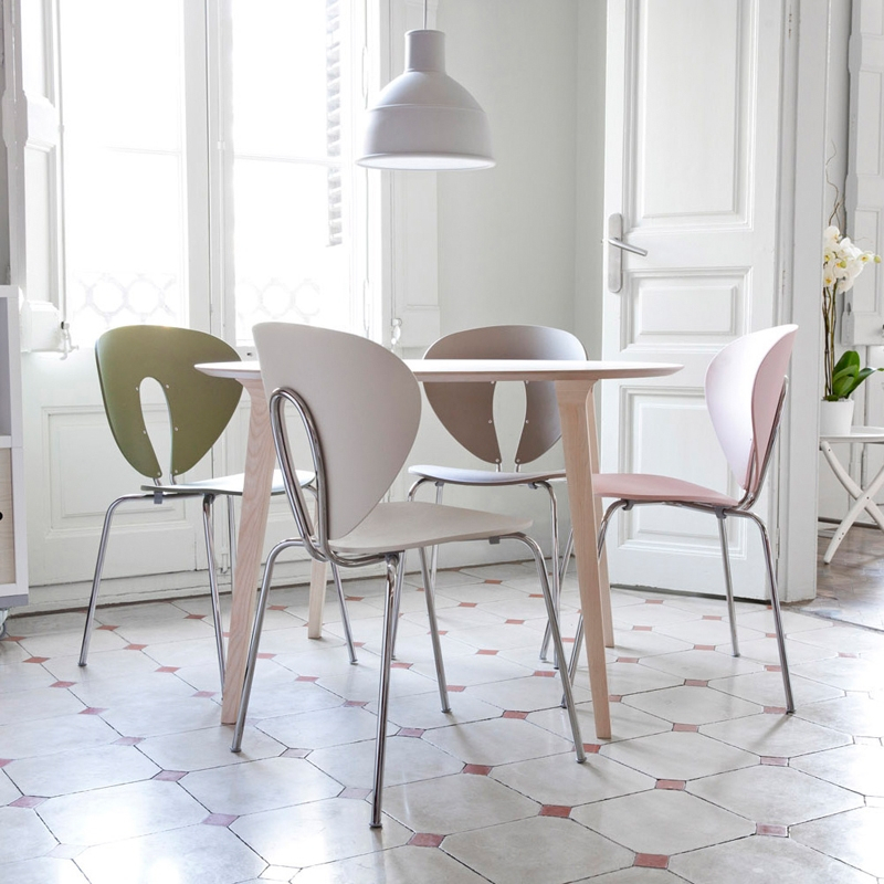 Chaise GLOBUS Polypropylène Rose pâle STUA