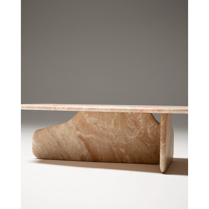 Table basse DOLMEN L131 Breccia mat TACCHINI