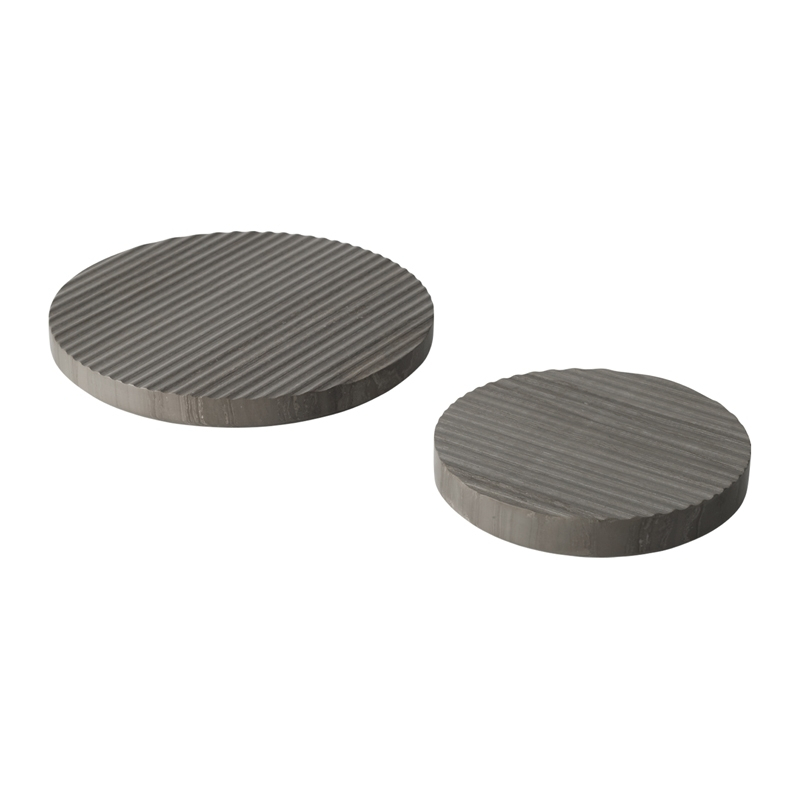 Accessoire de cuisine Dessous de plat rond GROOVE Gris MUUTO