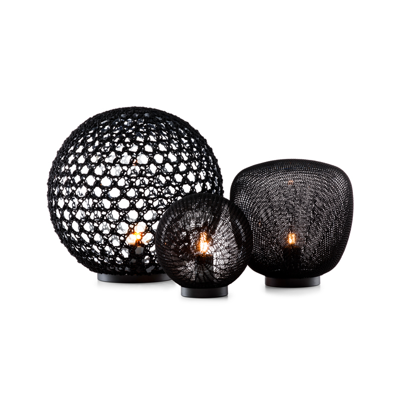 Lampe à poser MADAME LATOQUE Ø 40 Wengé TRIBU