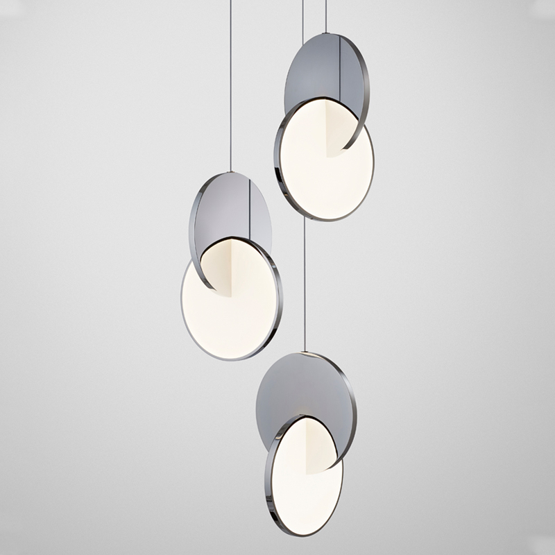 Suspension ECLIPSE CHANDELIER Chrome poli LEE BROOM