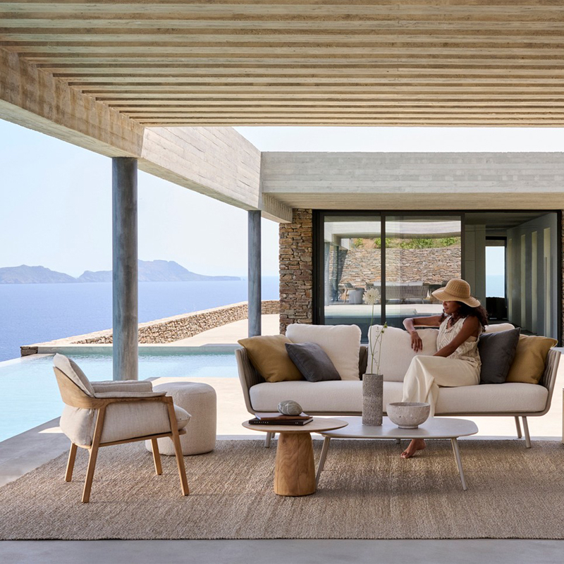 Table basse extérieur Table basse TOSCA Plomb TRIBU