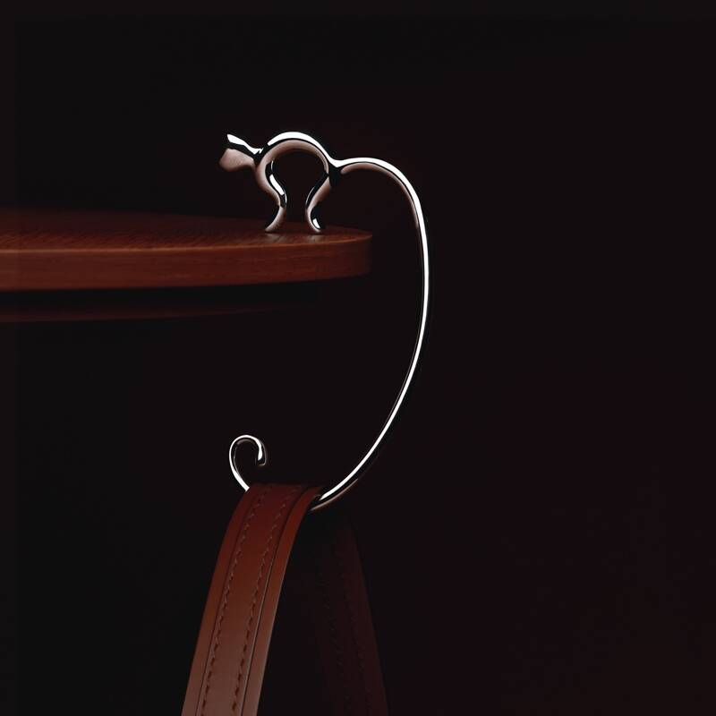 Objet pratique Accroche sac MINOU Inox ALESSI