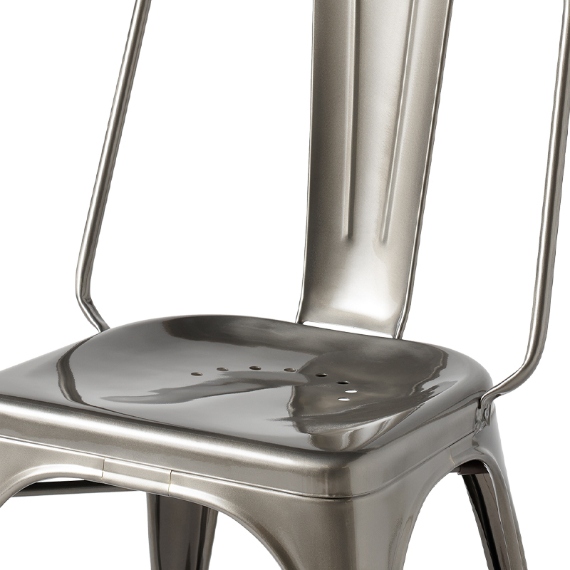 Chaise AC Brut verni TOLIX