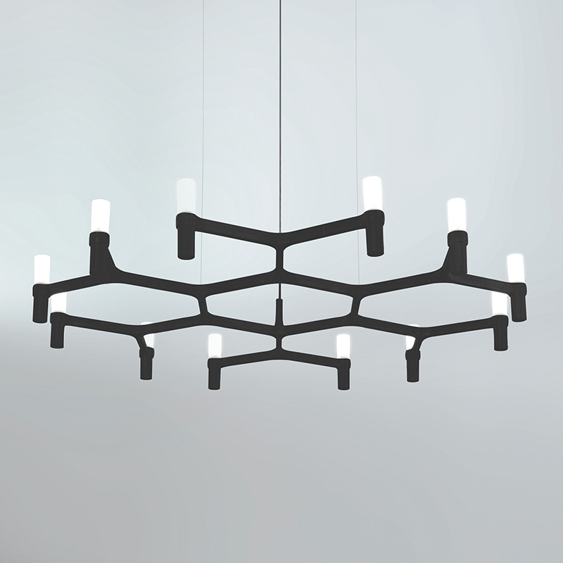 Suspension CROWN PLANA MINOR Noir NEMO LIGHTING