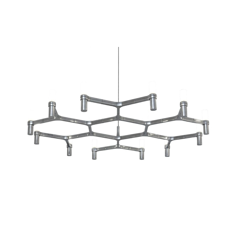 Suspension CROWN PLANA MINOR Aluminium poli NEMO LIGHTING