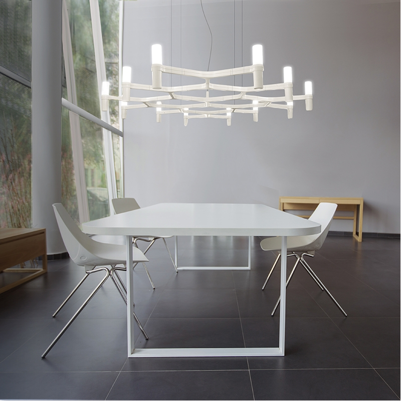 Suspension CROWN PLANA MINOR Blanc NEMO LIGHTING
