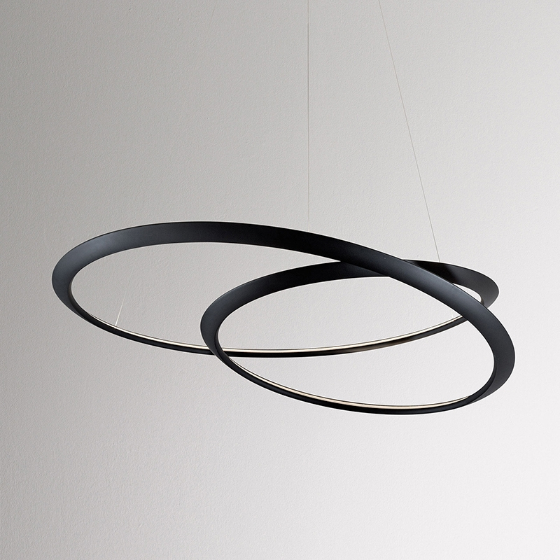 Suspension KEPLER Uplight Noir NEMO LIGHTING