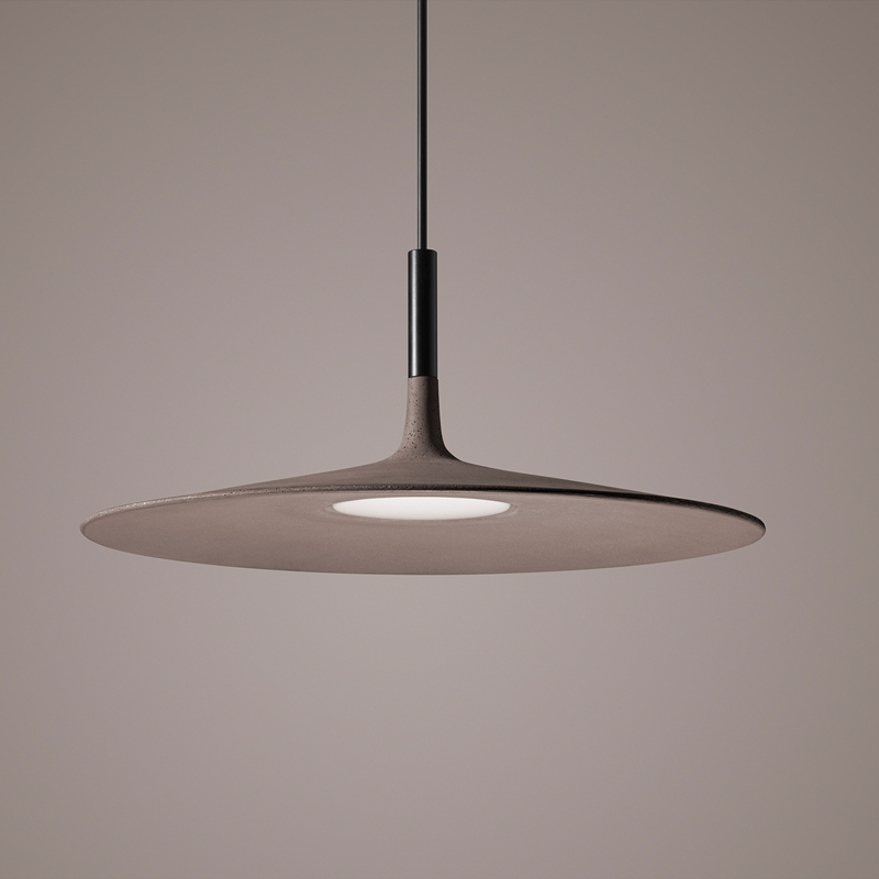 Suspension APLOMB LARGE Marron FOSCARINI