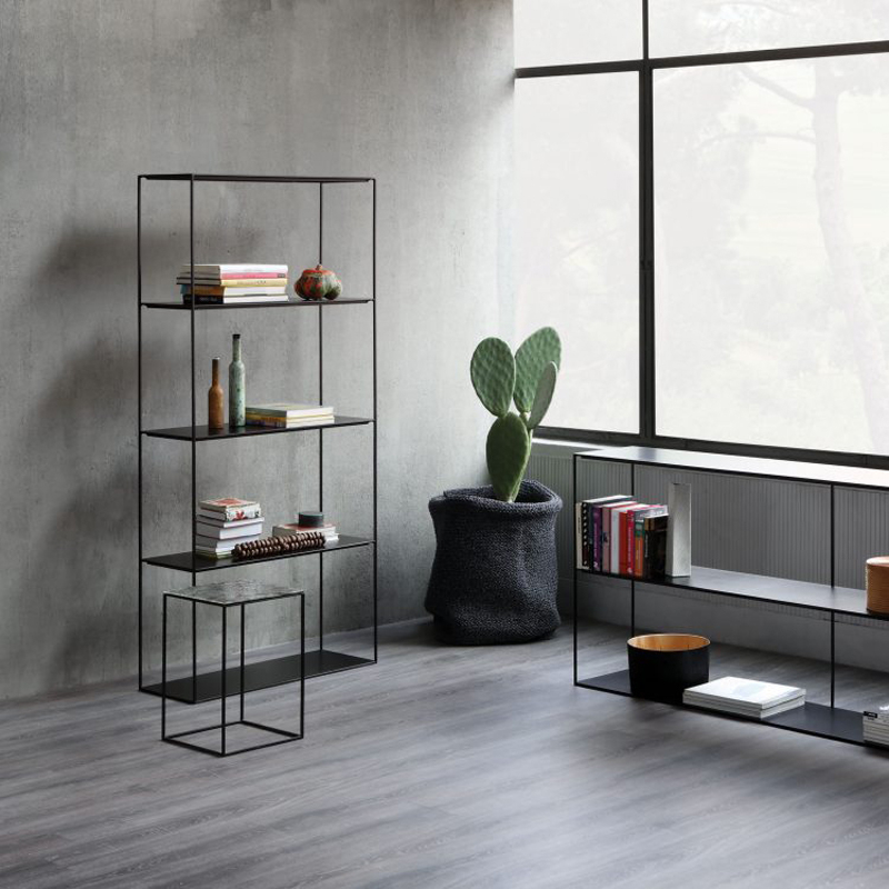Etagère SLIM IRONY RACK Noir cuivré sablé ZEUS