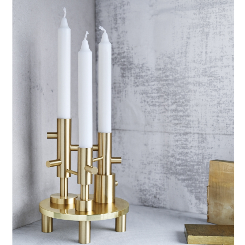 Photophore, bougeoir et bougie Bougeoir JAIME HAYON large Laiton FRITZ HANSEN