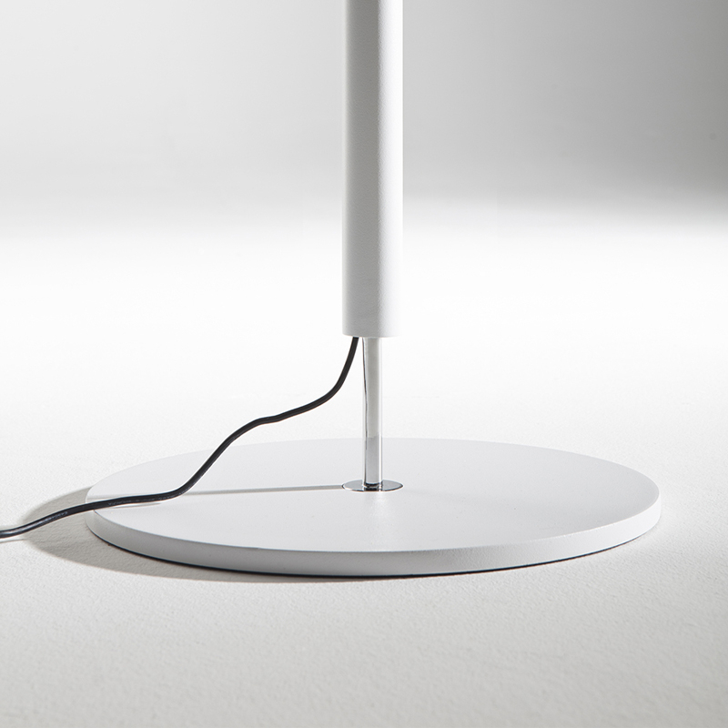 Lampadaire LUNA Blanc/ chrome STILNOVO