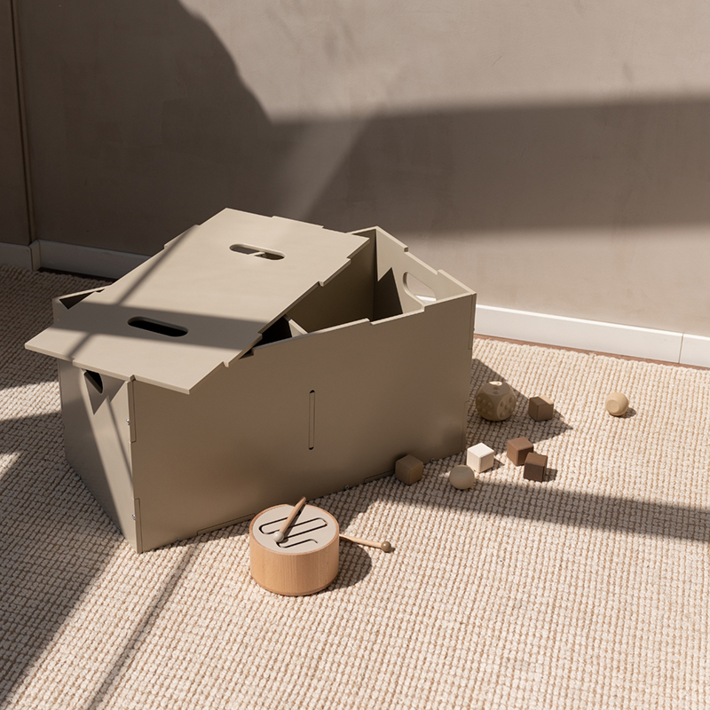 Rangement enfant Rangement CUBE LONG Beige NOFRED