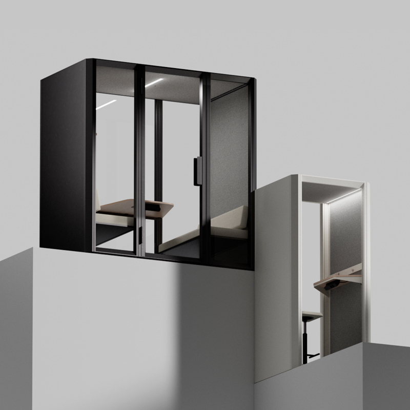 Cabine acoustique Cabine acoustique JETSON S1 Blanc MUTE DESIGN