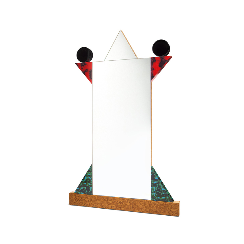 Miroir Miroir DIVA Rouge, vert et noir  MEMPHIS MILANO