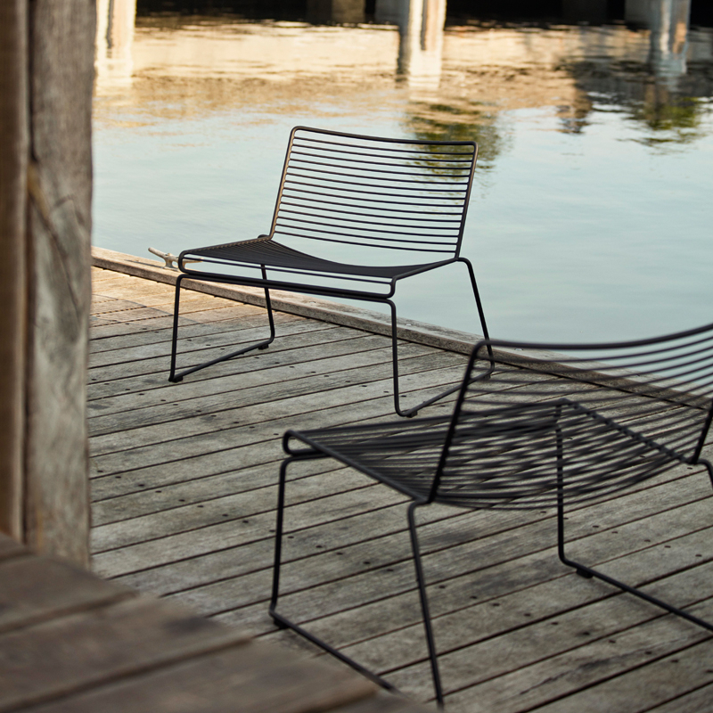 Fauteuil HEE LOUNGE Rouille HAY