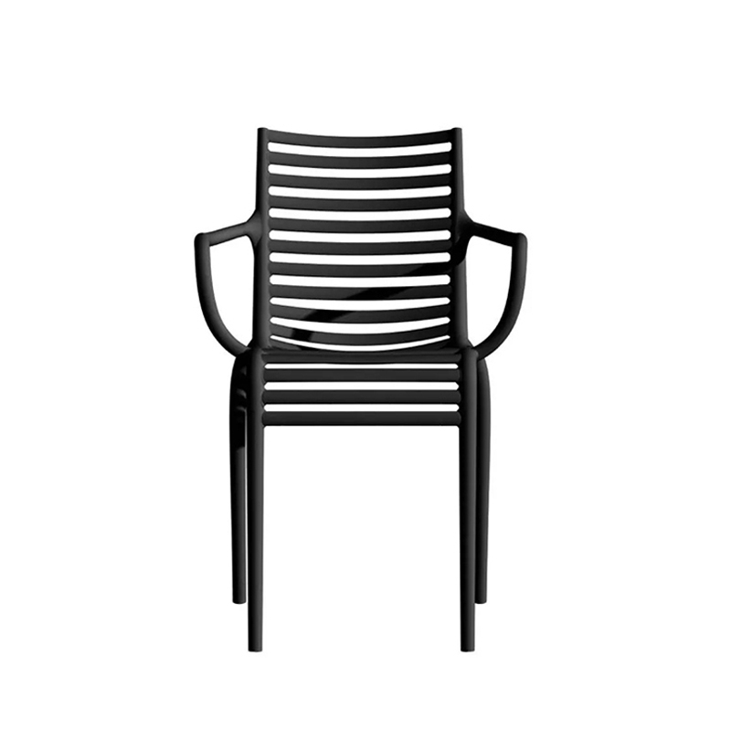 Chaise PIP-e GREEN avec accoudoirs Gris foncé DRIADE