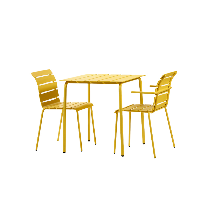 Table extérieur Table ALIGNED S Jaune VALERIE OBJECTS