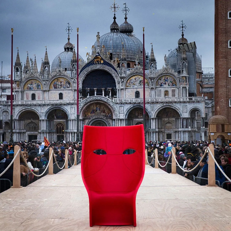 Fauteuil NEMO pivotant Rouge DRIADE