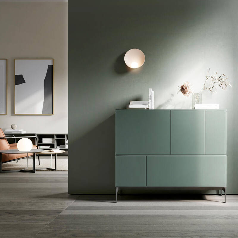 Meuble de rangement Buffet LAUKI 01 L 128 Moss TREKU