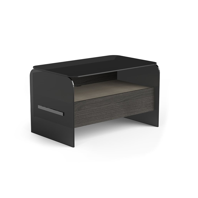 Meuble de rangement HOLLY COMODINO Gris smoke GALLOTTI & RADICE