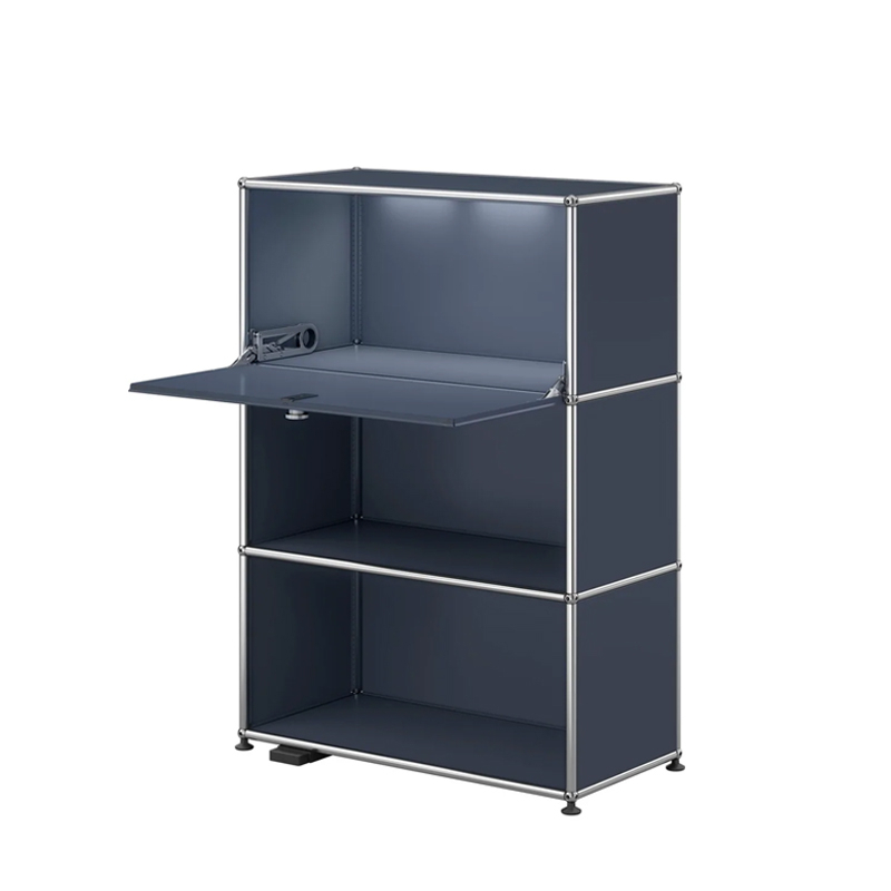 Meuble de rangement USM HALLER E M58 Gris anthracite USM HALLER