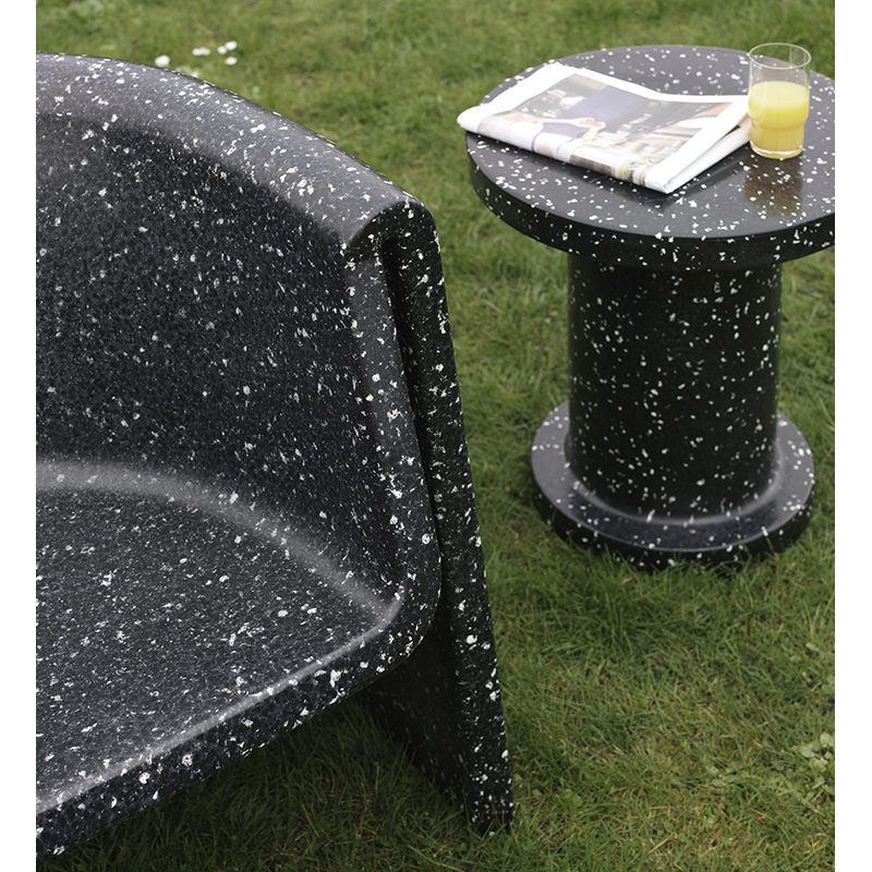 Table d'appoint guéridon BIT SIDE Noir Normann Copenhagen