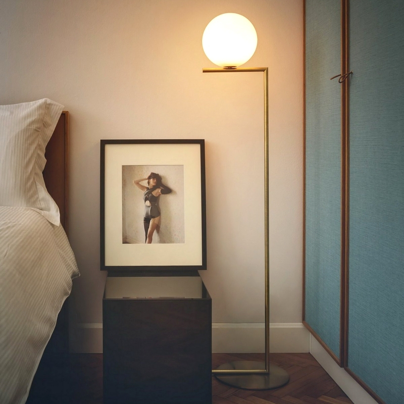 Lampadaire IC F2 Chrome FLOS