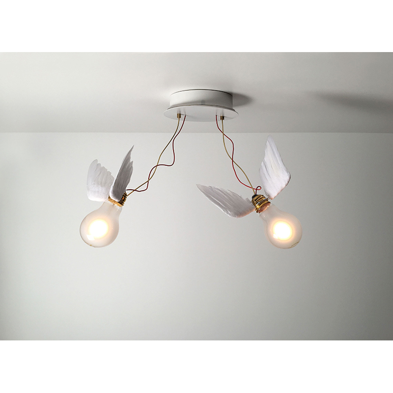 Applique LUCELLINO DOPPIO Blanc INGO MAURER