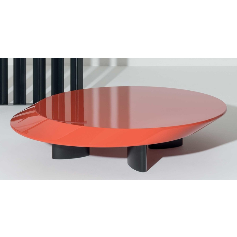 Table basse 520 ACCORDO Rouge brillant CASSINA