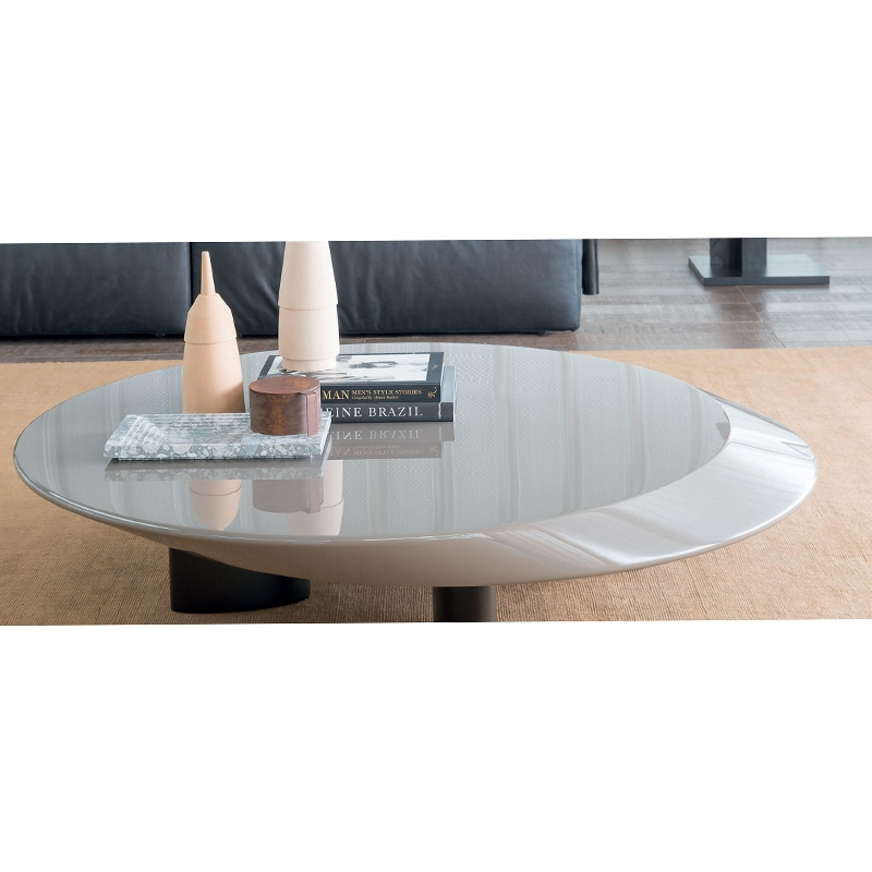 Table basse 520 ACCORDO Marron glacé CASSINA