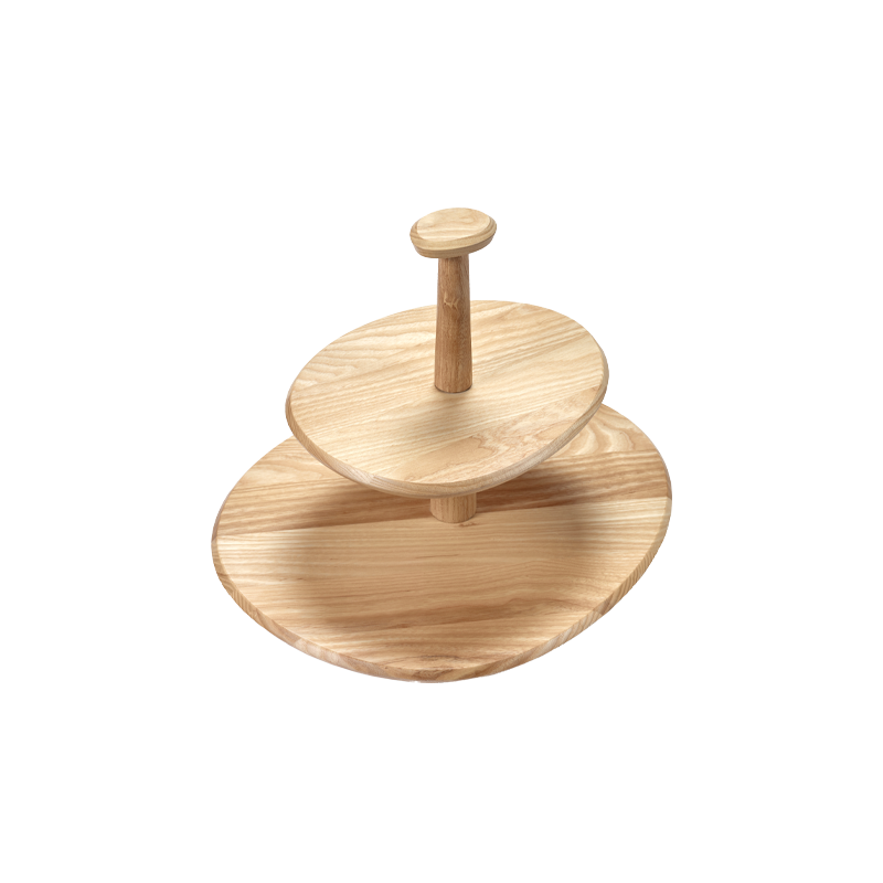 Plateau, plat TWO TIER DUNE 1 Frêne naturel SERAX