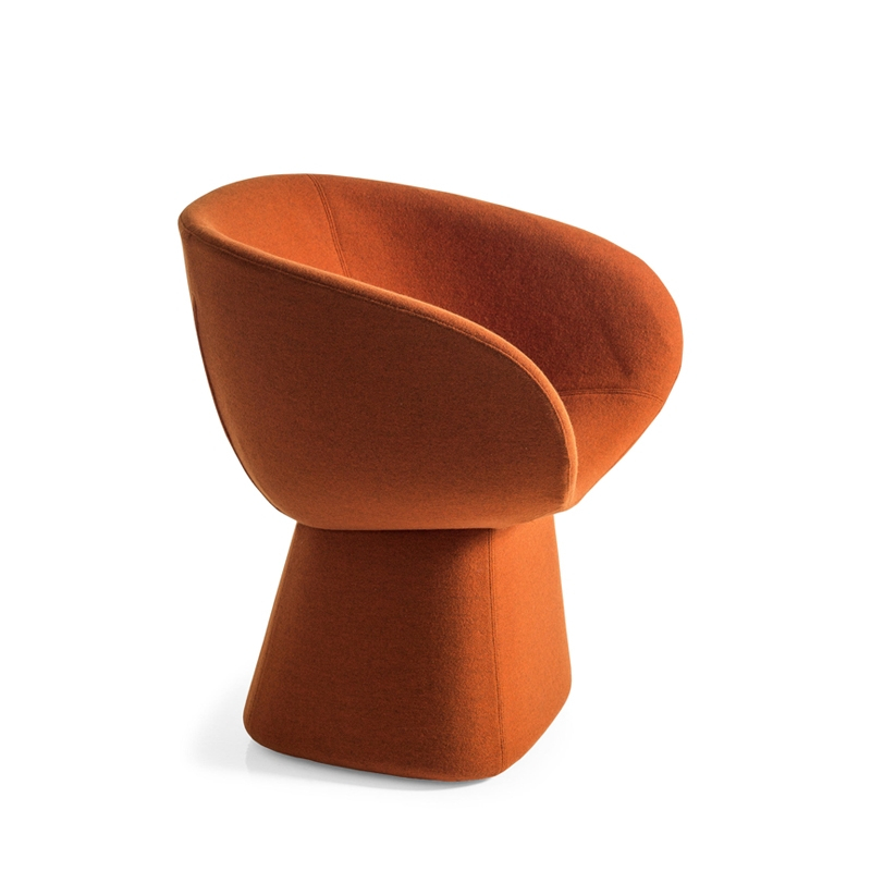Fauteuil ARMADA CLUB Rouge orange 0608 MOROSO