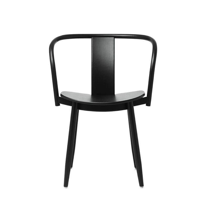 Chaise ICHA CHAIR Noir MASSPRODUCTIONS