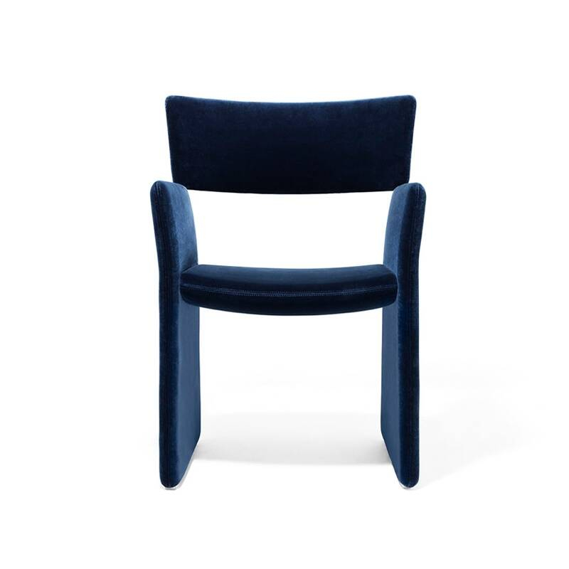 Chaise CROWN Ponza bleu 7027.22 MASSPRODUCTIONS