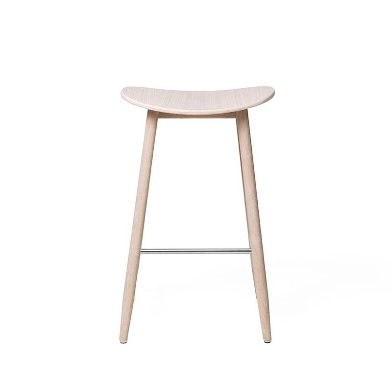 Tabouret haut ICHA BAR STOOL Blanc MASSPRODUCTIONS