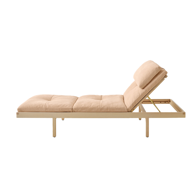 Canapé DAYBED Nubuck nude/ frêne blanchi BASSAMFELLOWS