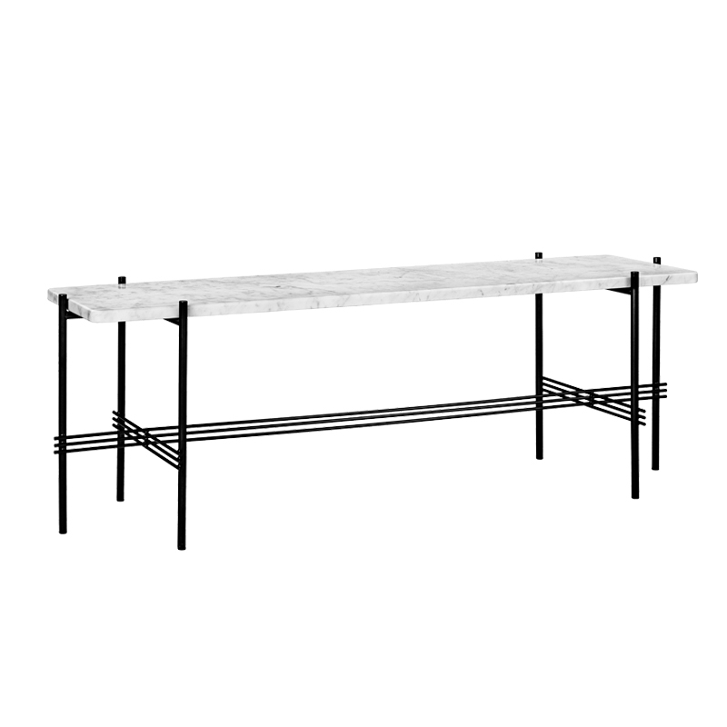 Console TS H 40 Marbre Carrara blanc GUBI