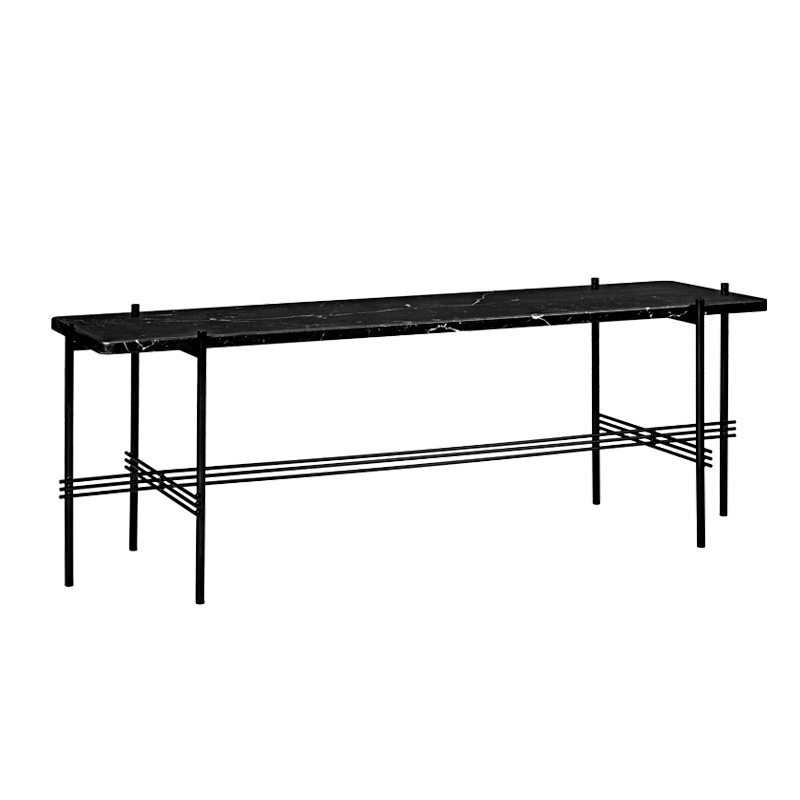 Console TS H 40 Marbre Marquina noir GUBI