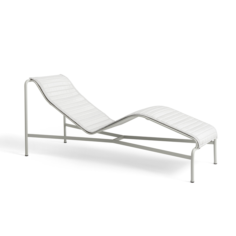 Accessoire extérieur Coussin matelassé pour chaise longue PALISSADE Gris clair HAY