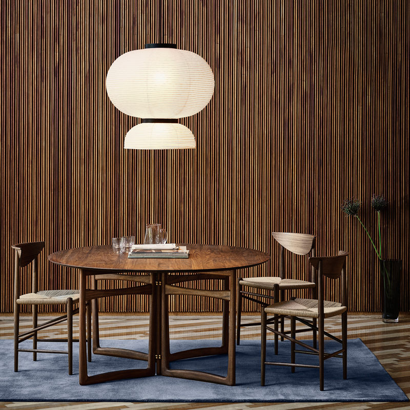 Tapis THE MOOR AP5 Bleu gris AND TRADITION