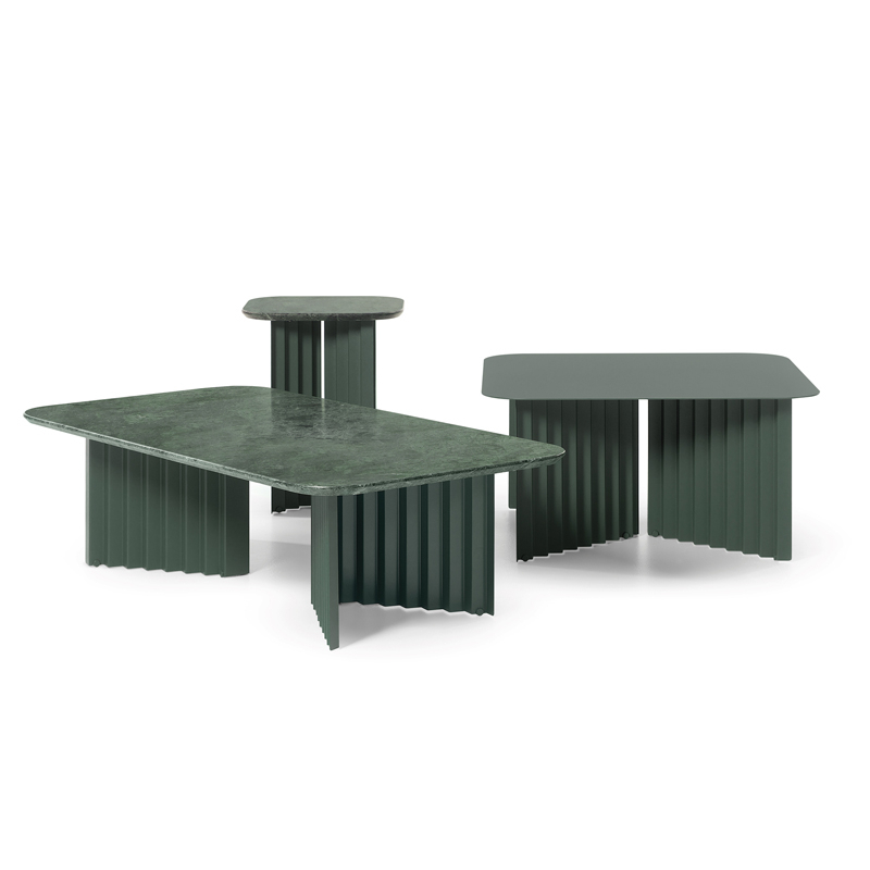 Table d'appoint guéridon PLEC small acier Vert RS BARCELONA