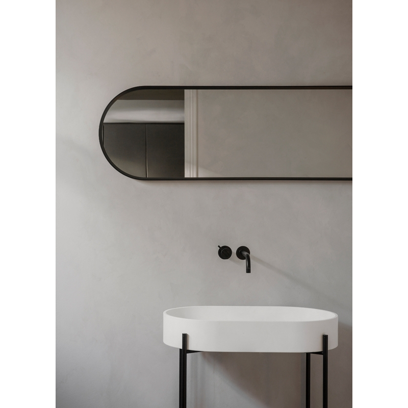 Miroir NORM OVAL Noir AUDO COPENHAGEN