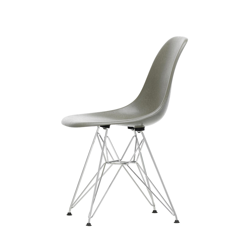 Chaise EAMES FIBERGLASS CHAIR DSR Terre d'ombre Eames VITRA