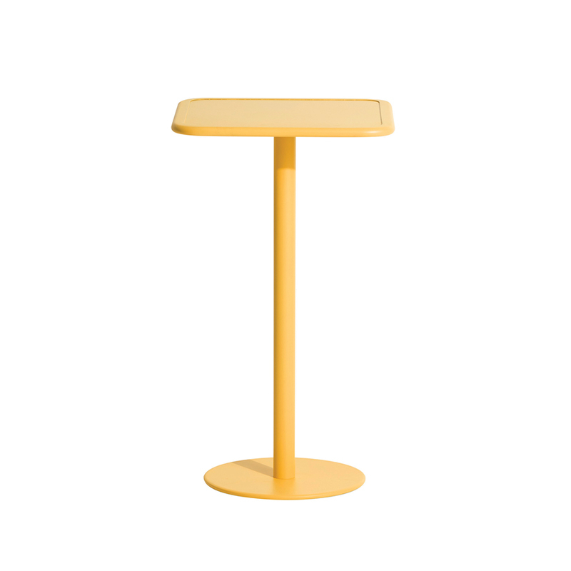 Table extérieur Mange-debout WEEK-END carré Safran PETITE FRITURE