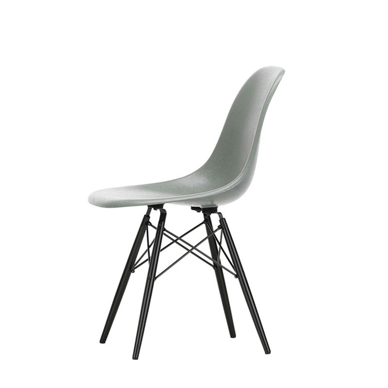 Chaise EAMES FIBERGLASS CHAIR DSW Vert mousse Eames VITRA
